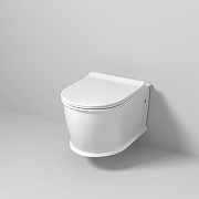 Унитаз Grossman Retro GR-4482MS подвесной цвет Белый матовый с сиденьем Микролифт-3