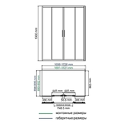 Душевой уголок WasserKRAFT Lippe 170x90 45S54 профиль Серебристый стекло прозрачное-4
