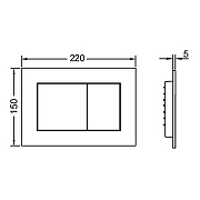 Инсталляция Tece Base 2.0 K440417 для унитаза с Белой матовой клавишей смыва-3