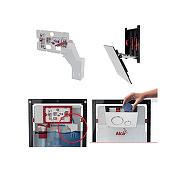 Инсталляция Alcaplast AM101/1120-4:1 RU M570-0001 для унитаза с Белой клавишей смыва-6