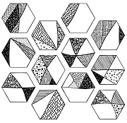 Керамогранит ITT Ceramic COMIC Hexa Матовый 23,2x26,7 см