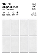 Керамогранит ITC Ceramic SILICA Gris Matt Серый Матовый 60x120 см-4
