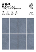 Керамогранит ITC Ceramic SILICA Gris Matt Серый Матовый 60x120 см-6