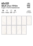 Керамогранит ITC Ceramic SILK Onyx Crema Glossy Бежевый Полированный 60x120 см-7