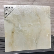 Керамогранит ITC Ceramic UNIQUE Onyx Beige Sugar Бежевый Лаппатированный 60x60 см-5