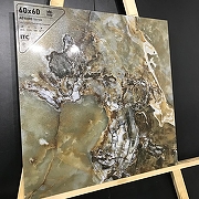 Керамогранит ITC Ceramic AGYARO Verde High Glossy Зеленый Полированный 60x60 см-7
