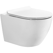 Унитаз подвесной Bond Oval F01-10Long с сиденьем Микролифт-1