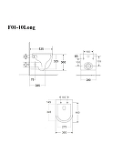 Унитаз подвесной Bond Oval F01-10Long с сиденьем Микролифт-8