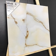 Керамогранит ITC Ceramic ALABASTER Sky Sugar Голубой Лаппатированный 60x60 см-7