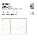 Керамогранит ITC Ceramic ONYX Crema Glossy Бежевый Полированный 60x120 см-7
