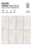 Керамогранит ITC Ceramic ARGOS Onyx Dove Sugar Серый Лаппатированный 60x120 см-3