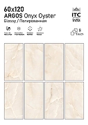 Керамогранит ITC Ceramic ARGOS Onyx Oyster Sugar Бежевый Лаппатированный 60x120 см-4