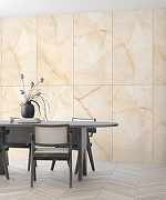Керамогранит ITC Ceramic ARISTON Onyx White Sugar Белый Лаппатированный 60x60 см-2