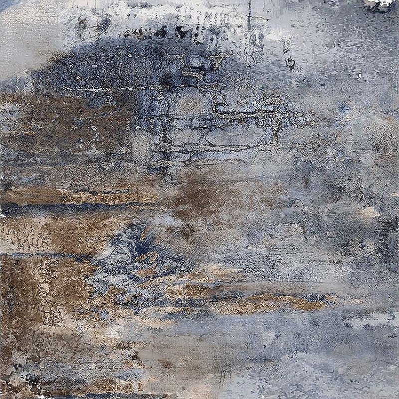 Керамогранит ITC Ceramic ART Blue Sugar Синий Лаппатированный 