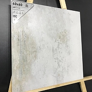 Керамогранит ITC Ceramic ART Silver Sugar Белый Лаппатированный 60x60 см-14