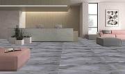 Керамогранит ITC Ceramic ARMANI Blue Sugar Серый Лаппатированный 60x60 см-1