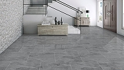 Керамогранит ITC Ceramic BORGO Grey Sugar Серый Лаппатированный 60x60 см-1