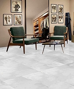 Керамогранит ITC Ceramic CEMENTO Grey Sugar Серый Лаппатированный 60x60 см-1