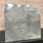Керамогранит ITC Ceramic CEMENTO Grey Sugar Серый Лаппатированный 60x60 см-5