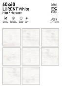 Керамогранит ITC Ceramic LURENT Crema Satin Matt Бежевый Сатинированный 60x60 см-9