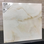 Керамогранит ITC Ceramic CLOUDY Onyx Crema Glossy Бежевый Полированный 60x60 см-6