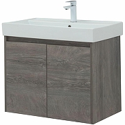 Тумба с раковиной Aquanet Nova Lite 75 302527 подвесная Дуб рошелье-3