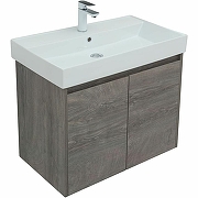 Тумба с раковиной Aquanet Nova Lite 75 302527 подвесная Дуб рошелье-4