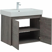 Тумба с раковиной Aquanet Nova Lite 75 302527 подвесная Дуб рошелье-5