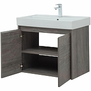 Тумба с раковиной Aquanet Nova Lite 75 302527 подвесная Дуб рошелье-7