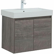 Тумба с раковиной Aquanet Nova Lite 75 302527 подвесная Дуб рошелье-1