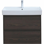 Тумба с раковиной Aquanet Nova Lite 75 305240 подвесная Дуб черный-2