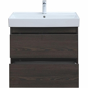 Тумба с раковиной Aquanet Nova Lite 75 305240 подвесная Дуб черный-6