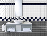 Керамическая плитка Absolut Keramika Biselado Brillo Perla настенная 10х10 см-1