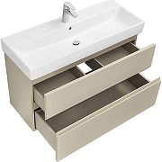 Тумба под раковину Roca Oleta 100 A857641515 подвесная Капучино-3