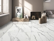 Керамогранит Infinity Ceramica MONTELLO Bianco Polished Белый Полированный 60x120 см-1