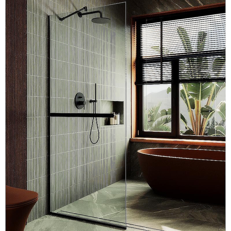 Душевая перегородка Maybah Glass MGD-720-6у 690x1950 в узком профиле 