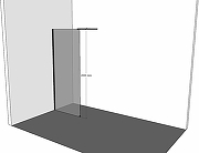 Душевая перегородка Allen Brau Infinity 1 160 3.21032.BA.T профиль Серебро браш стекло тонированное-4