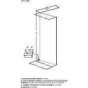Душевая перегородка Allen Brau Infinity 1 90 3.21011.60 профиль Медь браш стекло прозрачное-5