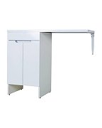 Тумба с раковиной Orange Sistema 120 L STD-120TUW+RAL Белая глянцевая-3