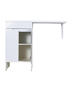 Тумба с раковиной Orange Sistema 120 L STD-120TUW+RAL Белая глянцевая-4