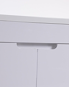 Тумба с раковиной Orange Sistema 120 L STD-120TUW+RAL Белая глянцевая-8