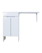 Тумба с раковиной Orange Sistema 120 L STD-120TUW+RAL Белая глянцевая