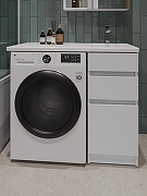Тумба под раковину Orange Sistema 100 ST-40TUW Белая глянцевая-7