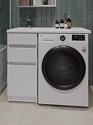 Тумба под раковину Orange Sistema 100 ST-40TUW Белая глянцевая-8