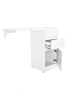 Тумба с раковиной Orange Sistema 100 R ST-40TUW+RAR Белая глянцевая-3