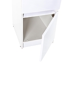 Тумба с раковиной Orange Sistema 100 R ST-40TUW+RAR Белая глянцевая-7