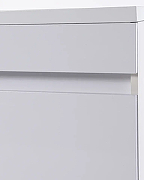 Тумба с раковиной Orange Sistema 110 R ST-110TUW+RAR Белая глянцевая-7