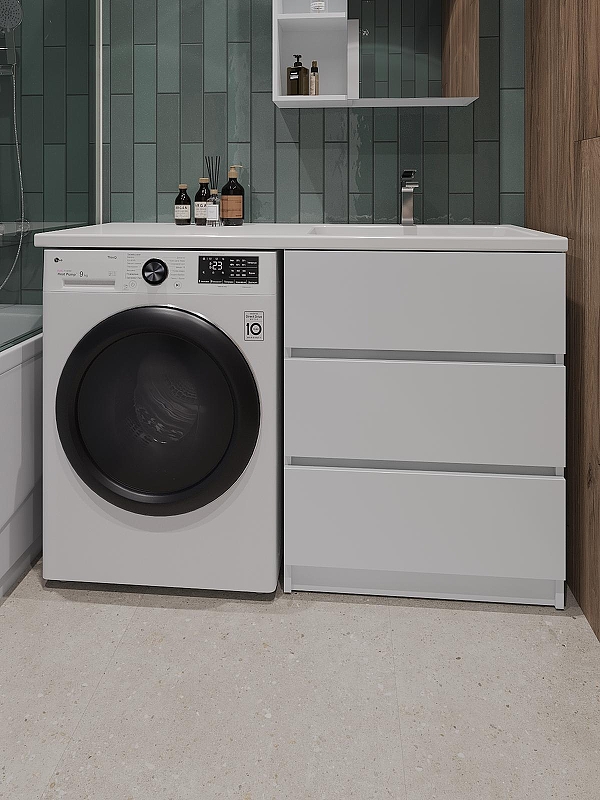 Тумба с раковиной Orange Sistema 130 R ST-70TUW+RAR 
