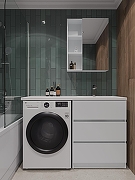 Тумба с раковиной Orange Sistema 130 R ST-70TUW+RAR Белая глянцевая-2