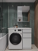 Зеркальный шкаф Orange Sistema 60 ST-60ZSW Белый глянцевый-7
